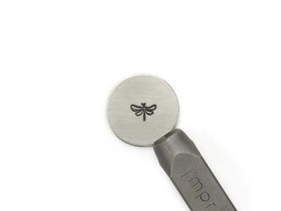 Impressart Signature Dragon Fly Design Stamp 6mm - Imagen Estandar - 1