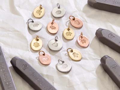 Juego De Punzones Impressart Signature De 12 Piezas Con Diseño De Flores De Nacimiento, 4 mm - Imagen Estandar - 4