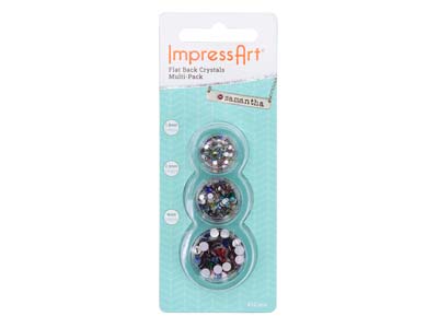 Cristales Impressart Con Base Plana, 12 Colores, Surtido De 1,80, 2,50y 4 mm, Paquete De 432 Piezas 144  144 De Cada Color - Imagen Estandar - 5