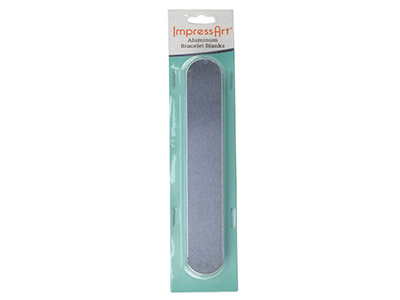 Placa En Bruto De Aluminio Para Pulsera, 25,40 X 150 mm, Impressart, Bolsa De 5 - Imagen Estandar - 3