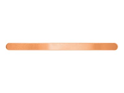 Pieza En Blanco De Cobre Para Pulsera, 10 X 150 mm, Impressart, Paquete De 4 - Imagen Estandar - 1
