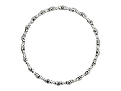 Anillo De Aro Con Motivos De Floresde Fantasía, 3 mm, Plata 925, Tama Ño 50 - Imagen Estandar - 2