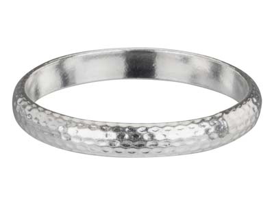 St Sil Hammered Ring 3mm Size K - Imagen Estandar - 1