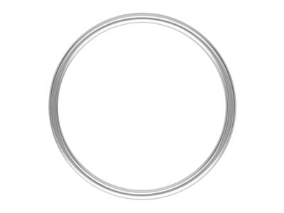 Anillo Liso 1mm, Plata 925, Tamaño49