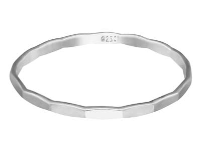 St Sil Hammered Ring 1.5mm Size J1/2 - Imagen Estandar - 1