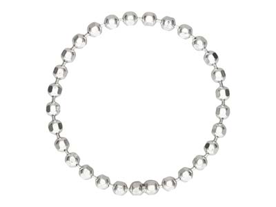 St Sil Bead Chain Ring 1.5mm Size J/k - Imagen Estandar - 1