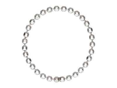St Sil Bead Chain Ring 1.5mm Size M/n - Imagen Estandar - 1