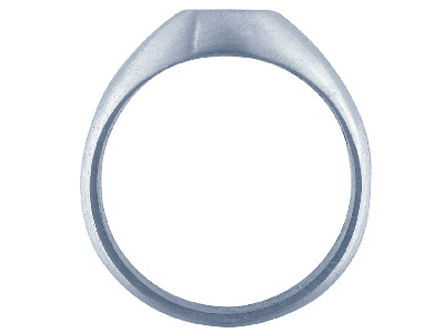 Anillo Con Engaste De Chatn C8 De Plata De Ley, De Una Sola Piedra Ovalada 8 X 6, Hombros Huecos, Talla S