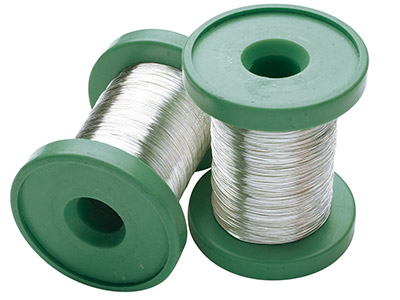 Alambre Redondo De Plata Fina Recocido 0,30 mm, Carrete De 100 Gr 100% Plata Reciclada - Imagen Estandar - 1