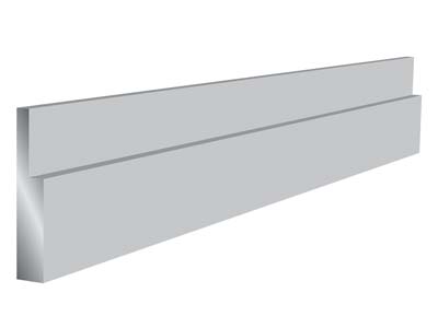 Hilo De Engaste De Plata De Ley, 4,8 MM X 0,9 MM X 0,4 Mm, 100 Plata Reciclada