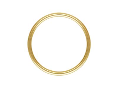 Crculo De La Vida De Oro Laminado, 15 MM