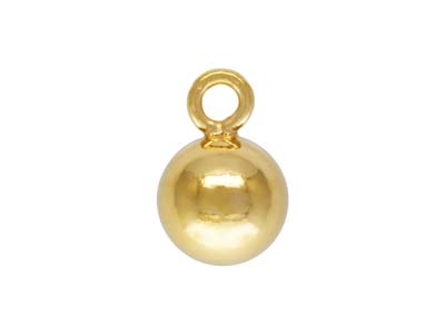 Gota De Nudo De Oro Laminado, 4 MM