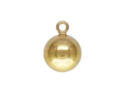 Gota De Nudo De Oro Laminado, 6 MM