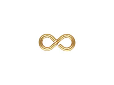 Conector En Forma De 8 De Oro Laminado, Paquete De 5