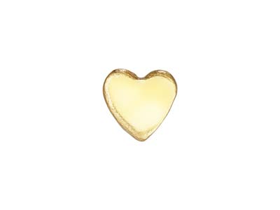 Troquel De Corazn De Oro Laminado, 3x3,5 MM