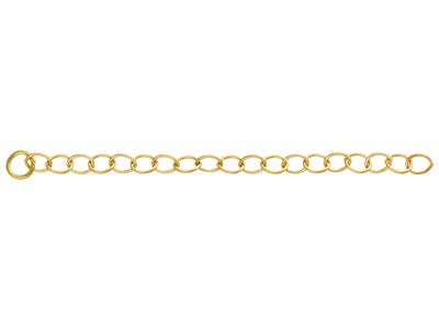 Cadena De Extensin, 50mm, Gold Filled