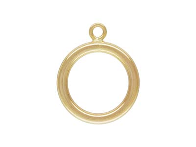 Fermoir Fantaisie, Anillo De 15 MM Y Pasador, Gold Filled - Imagen Estandar - 2
