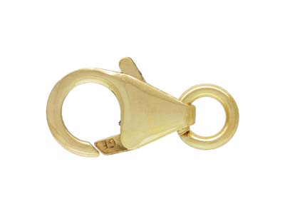 Cierre De Menotte De 10mm Con Anillo Libre, Gold Filled