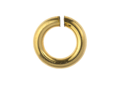 Anillo Terminal 3mm, Relleno De Oro, Bolsa De 20