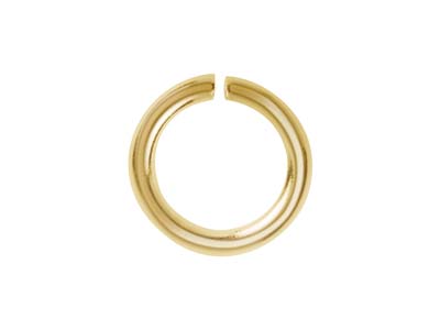 Anillo De Extremo 6mm, Relleno De Oro, Bolsa De 10