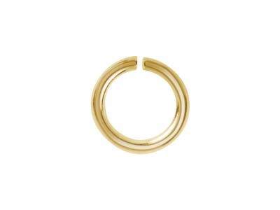 Anillo Terminal 9mm, Gold Filled, Bolsa De 10