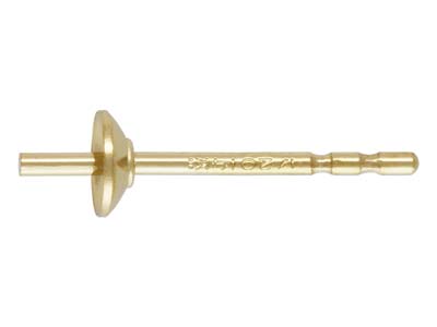 Poste De Pinza De Copa De Oro Laminado, 3 Mm, Paquete De 6