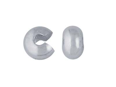 Cubierta De Chafa De 5 MM De Metal Base Chapada En Plata, Paquete De 144