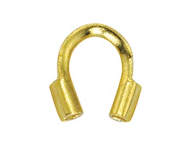 Protectores De Hilo Chapado En Oro Beadalon, Agujero De 0,56 MM X 4,57mm De Largo, Paquete De 20 - Imagen Estandar - 1