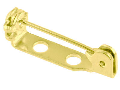 Alfileres Para Broches De 2 Agujeros De 20 MM Chapados En Oro, Paquete De 6 - Imagen Estandar - 1