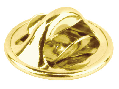 Cierre De Corchete De Metal Base Bañado En Oro, Paquete De 6