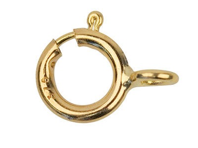 Reasa De Oro Amarillo De 9 Ct, Cerrada, Con Referencia 530 Y De 8 Mm, Ligero