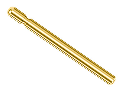 Alfiler De Pendiente De Oro Amarillo De 9 Ct Y De 11,1 X 0,8 Mmen Paquete De 6 Unidades, 100% Oro Reciclado - Imagen Estandar - 1