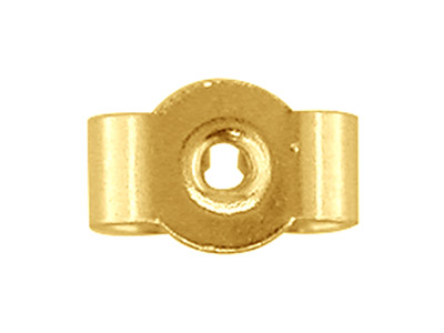 Cierre Belga Liso, Oro Amarillo 9k,bolsa De 3 Pares - Imagen Estandar - 3