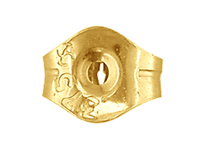 Cierre Belga Liso, Oro Amarillo 9k,bolsa De 3 Pares - Imagen Estandar - 3