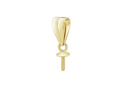 Enganche Ranurado De Oro Amarillo De 9 Quilates Con Copa Roscada De 3 MM - Imagen Estandar - 1