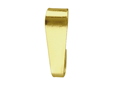 Enganche De Colgante Con Cierre A Presión De Oro 9ct 7mm - Imagen Estandar - 2
