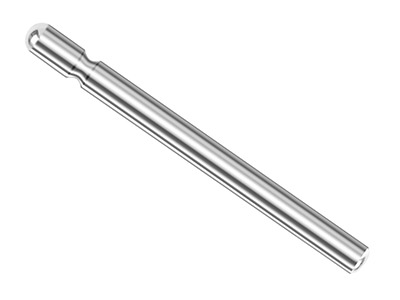 Alfiler De Pendiente De Oro Blanco De 9 Ct Y De 9,5 X 0,8 MM En Paquete De 6 Unidades, 100% Oro Reciclado - Imagen Estandar - 1