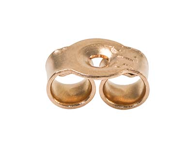 Cierres De Mariposa De Oro Rojo 9ct, 109, Ligeros, Paquete De 6, 100% Oro Reciclado - Imagen Estandar - 1