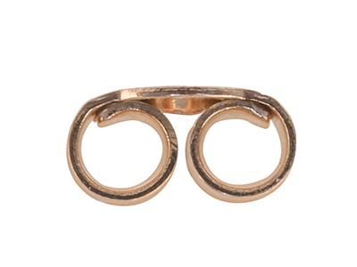 Cierres De Mariposa De Oro Rojo 9ct, 109, Ligeros, Paquete De 6, 100% Oro Reciclado - Imagen Estandar - 2