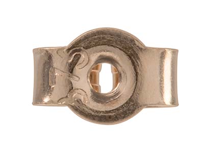 Cierres De Mariposa De Oro Rojo 9ct, 109, Ligeros, Paquete De 6, 100% Oro Reciclado - Imagen Estandar - 3