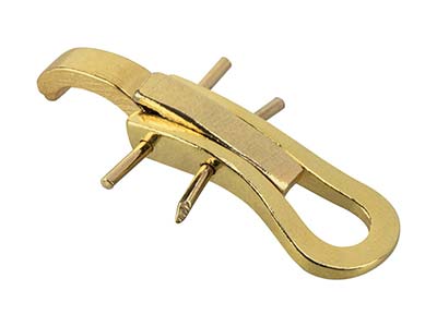 Sistema De Oreja Con Clip De 14 mm,bicolor 18k. Ref 7329-bis, Par - Imagen Estandar - 2