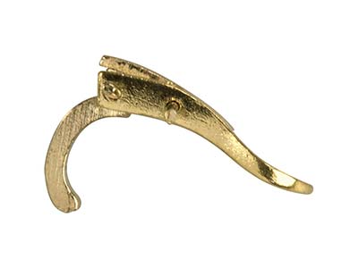 Sistema De Oreja Con Clip De 14 mm,bicolor 18k. Ref 7329-bis, Par - Imagen Estandar - 3