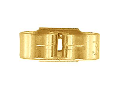 Mariposa 6,30 X 3,20 mm, Oro Amarillo De 18 K, Cada Una - Imagen Estandar - 2