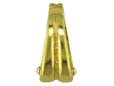 Asa De Apertura De 11 mm, Doble Seguridad Con Anilla, Oro Amarillo De 18k. Ref. 07243 - Imagen Estandar - 3