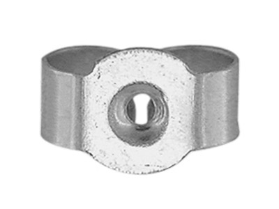 Cierres De Mariposa De Oro Blanco De 18 Ct 112, 100% Oro Reciclado - Imagen Estandar - 3