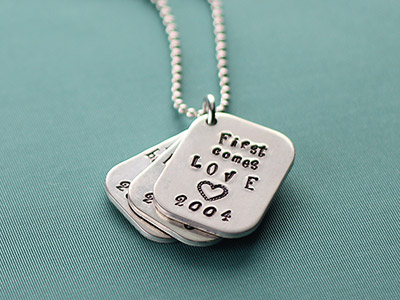 Placa De Identidad 12 X 7 X 0,80 mm, Plata 925, Bolsa De 5 - Imagen Estandar - 2