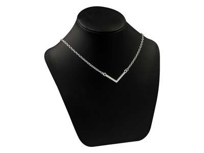 Espaciador Chevron 30 mm, Plata 925 - Imagen Estandar - 2