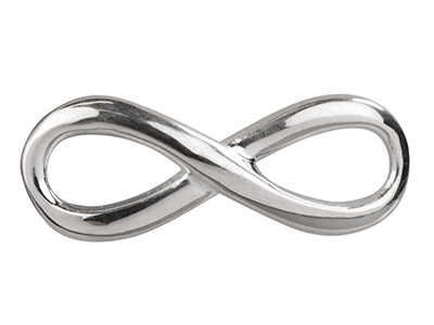 Separadores Infinitos 18mm, Plata 925, Bolsa De 5