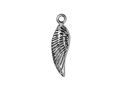Colgante Ala De Ángel 15mm, Plata 925