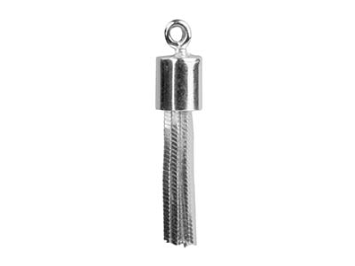 Pompn 10 Hilos Cadena Serpiente Diamantado 0,7mm, 18mm, Plata 925